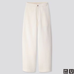 🕖 UNIQLO U WIDE FIT CURVED TROUSERS 🕖